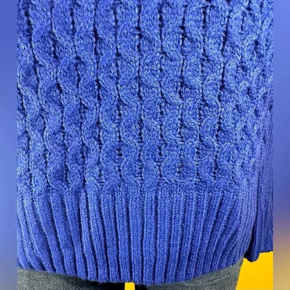 Hannah Women’s Blue Cowl Neck Sweater - Picture 7 of 12